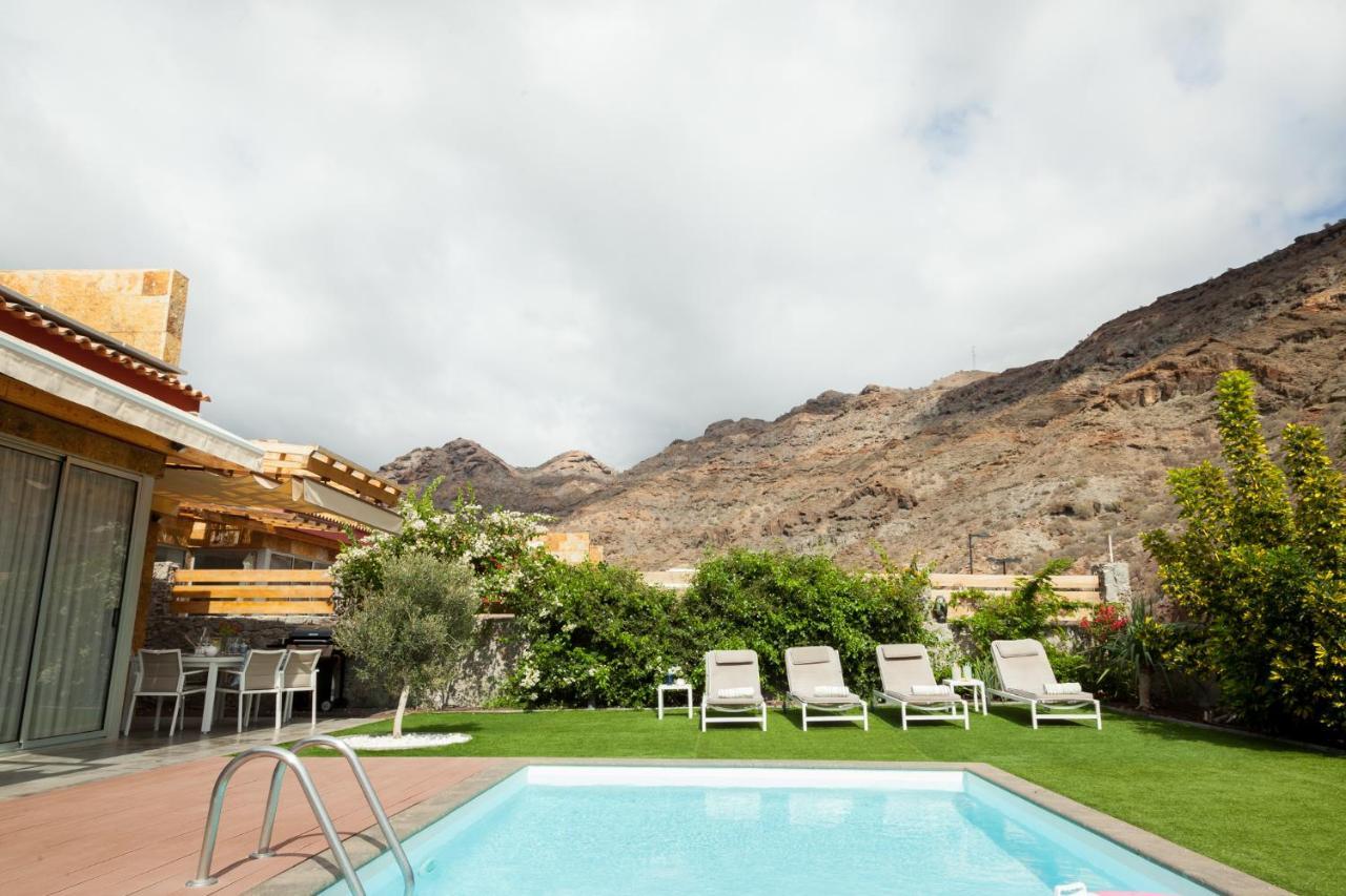 Elle Ocean Villa Gran Canaria Heated Pool Wifi Amadores Exterior foto